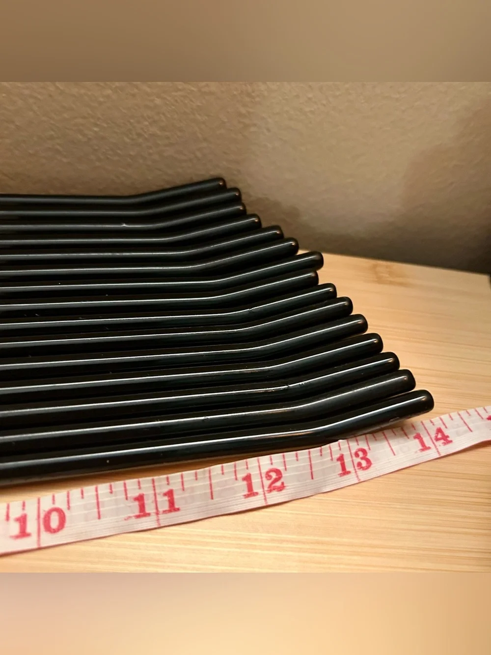 15 Pants Hangers Rubber Non-Slip Coating Grip 14” Open End Metal Pant Hanger